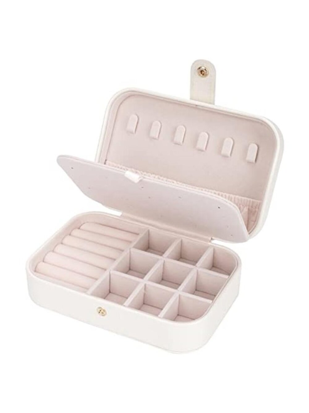 Travel Jewelry Organizer Case Portable Jewelry Box Ring Earring Necklace Holder